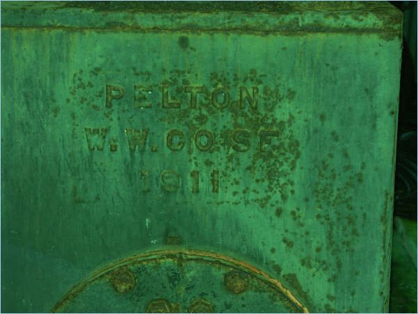 Pelton Markings, 1911